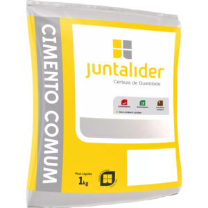 Cimento Comum Embalagem de 1kg e 5kg Juntalider