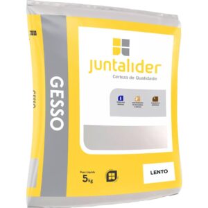 Gesso Lento Embalagem com 5kg Juntalider