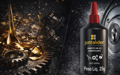 Por que a lubrificação seca do grafite em pó é superior aos óleos comuns?